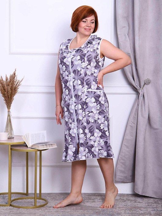 Creole Dressing Gown (Brown)