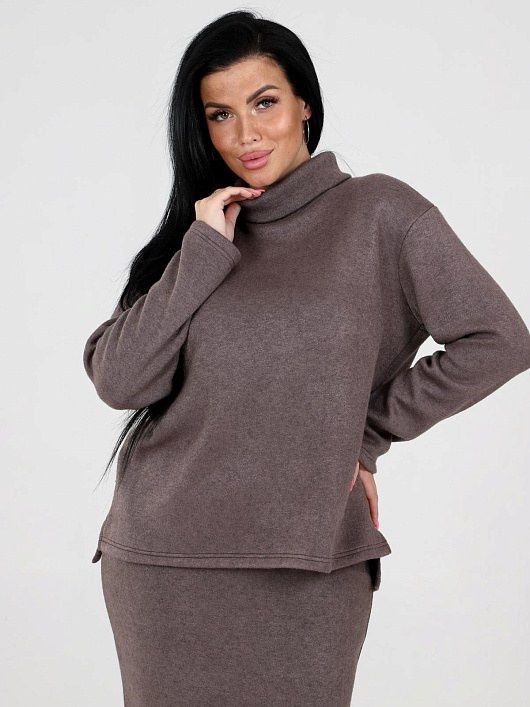 Turtleneck "Vilora" (Cocoa)