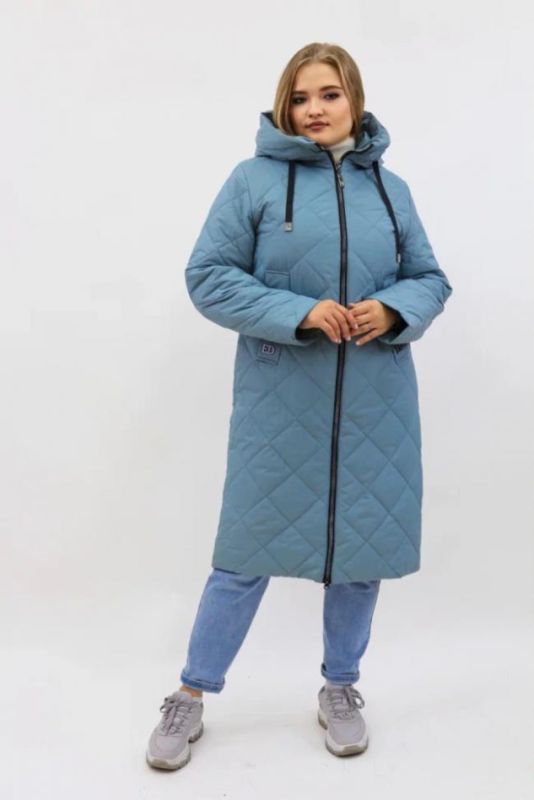 Demi-season women's jacket Autumn-spring-Eurozima 2810 (Turquoise)