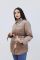 Demi-season Women's Jacket Spring Autumn Cage 8762 (Brown)