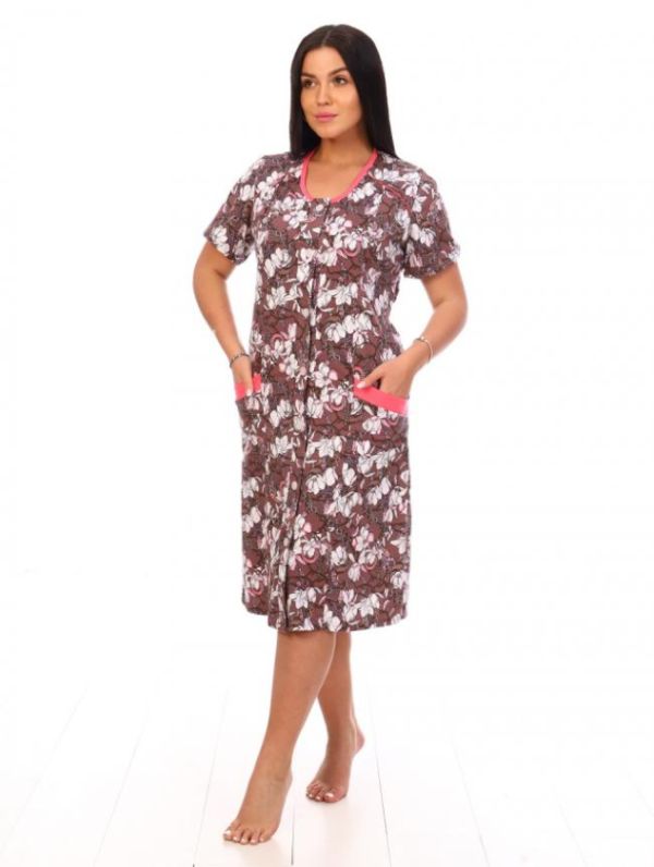 Women's robe 264 (Brown)