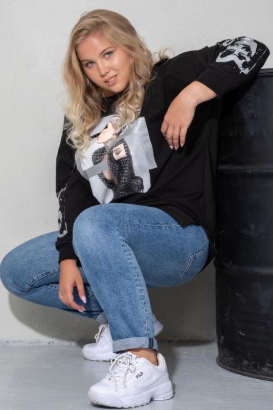 Hoodie 4444 (Black)